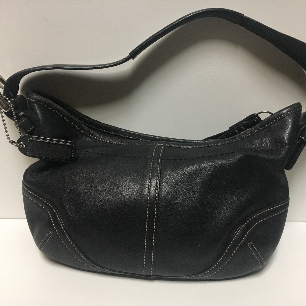 Coach SoHo Small Hobo Bag - Black Leather